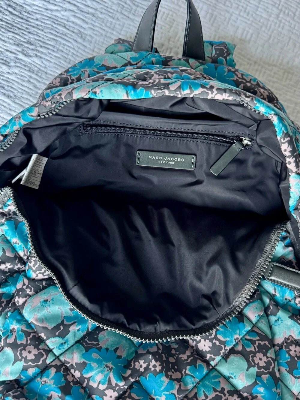 Marc Jacobs Floral Quilted Nylon Backpack